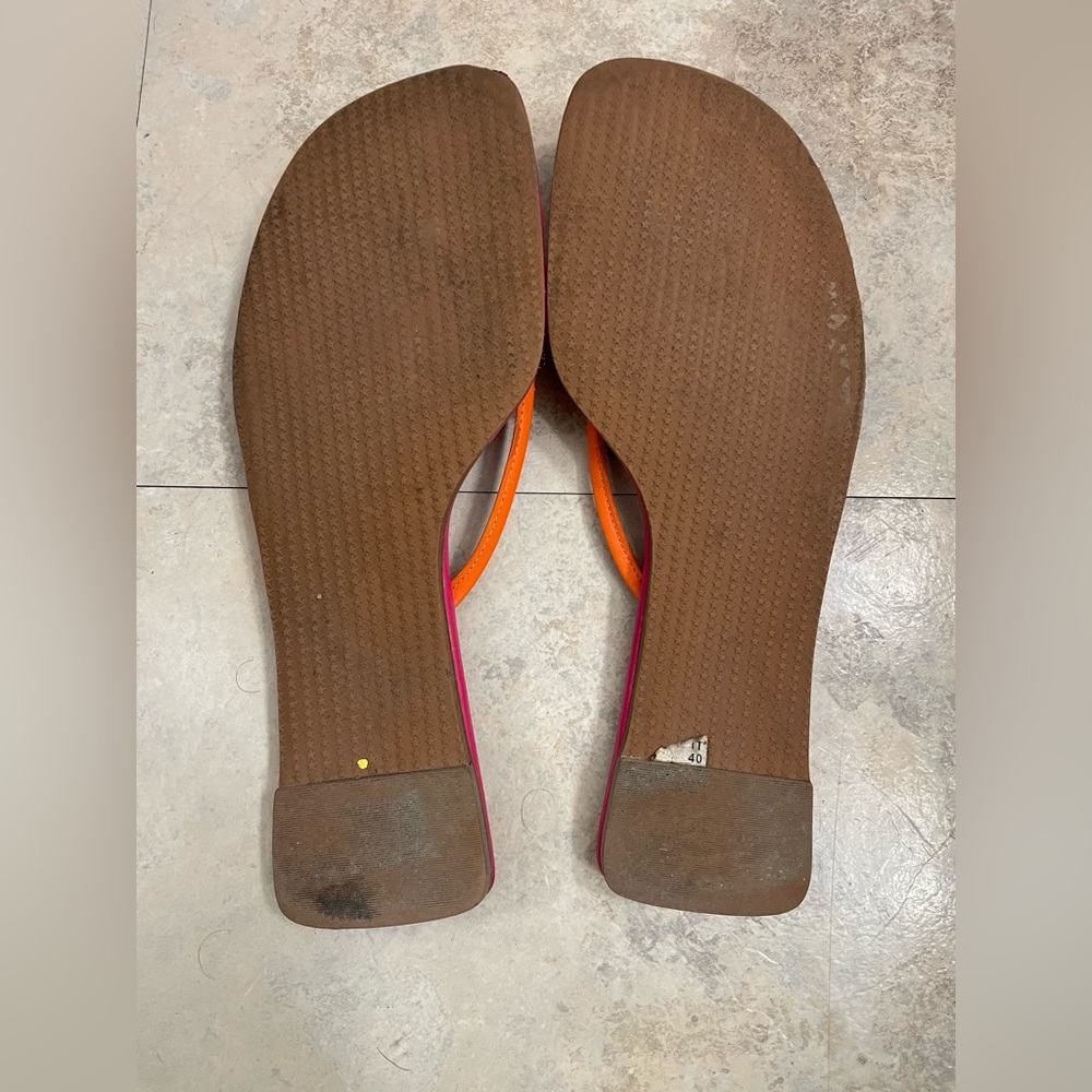 Cathy Jean Pink/Orange Sandals Sz(9) - Picture 2 of 3